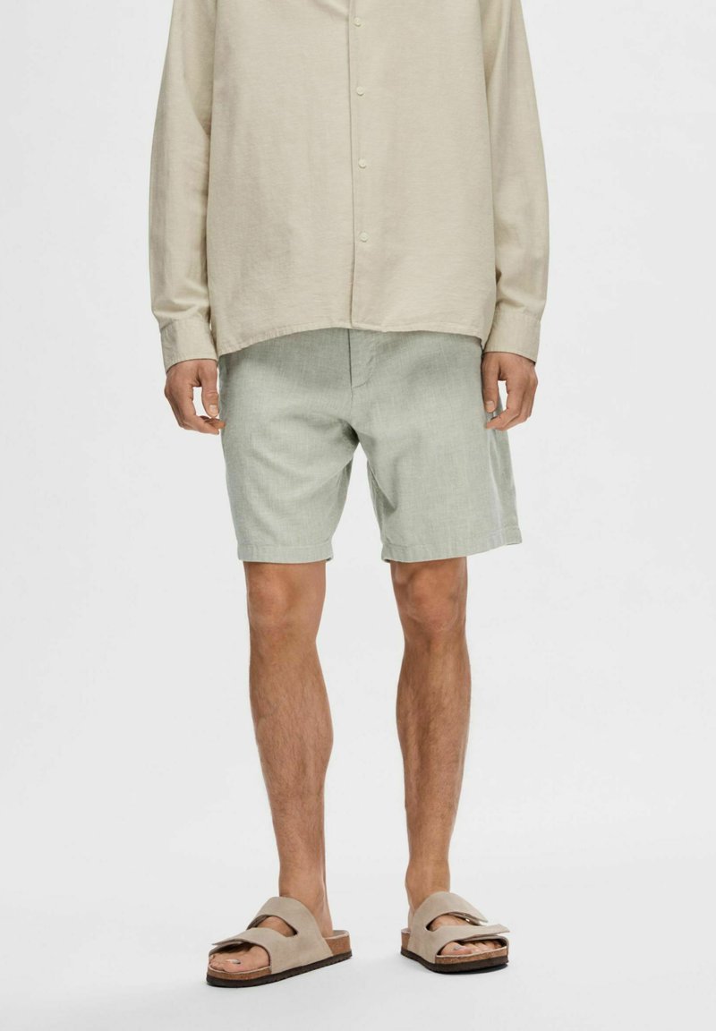 Selected SLHREGULAR BRODY - Shorts - vetiver