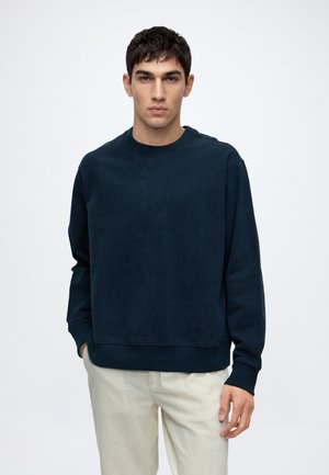 Selected, SLMRELAXGRANT CREW NECK  - Sweatshirt - sky captain