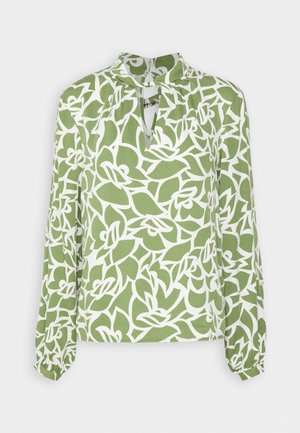 VILA, VIMORAS RIA HIGH NECK - Bluse - calliste green