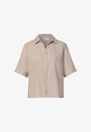 Street One, KURZARM HEMDBLUSE IN UNIFARBE - Chemisier - clay sand