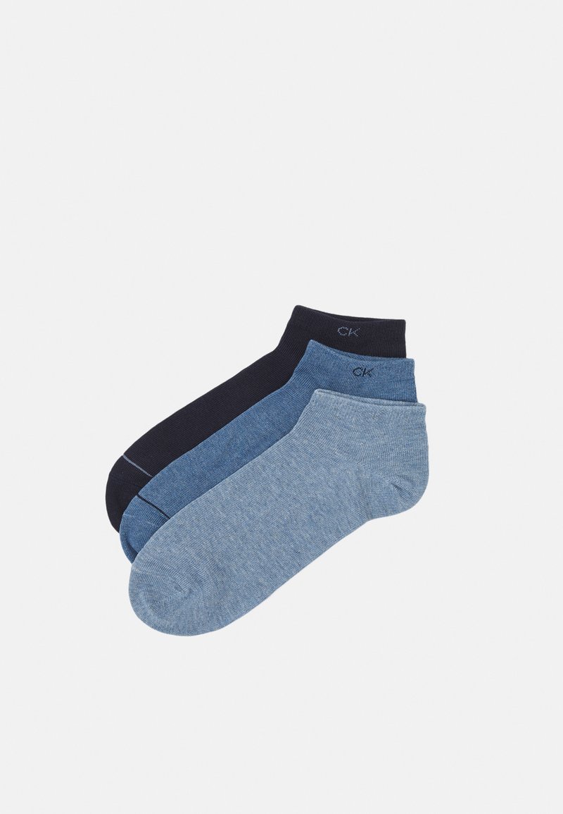 Calvin Klein Underwear MEN SNEAKER 3 PACK - Nogavice - blue