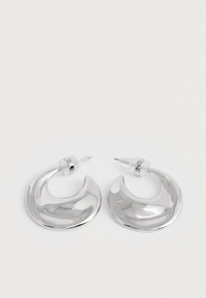 THE MERCURY DISC HOOPS - Orecchini - silver-coloured