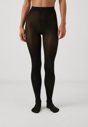 FALKE FALKE SEIDENGLATT STRUMPFHOSE  80 DENIER BLICKDICHT granatowy