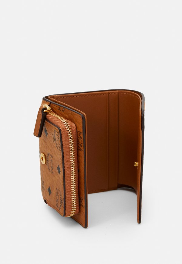 VISETOS ORIGINAL FLAP WALLET TRI FOLD MINI - Wallet - cognac4