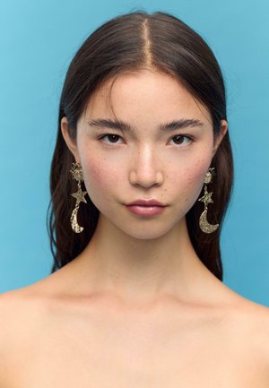 SUN MOON AND STAR - Earrings - gold-coloured