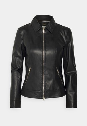 Leather jacket - black
