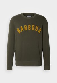 PREP LOGO CREW NECK - Mikina - olive