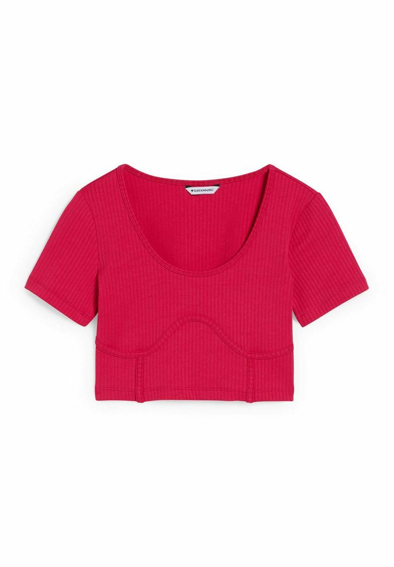 CLOCKHOUSE T-shirt basic donkerroze