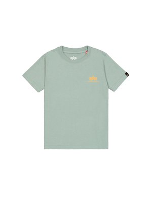 BASIC SMALL LOGO  - T-shirt con stampa - frost green