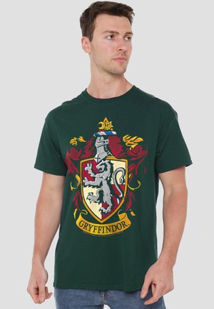 Cotton Soul, HARRY POTTER GRYFFINDOR CREST - Print T-shirt - dark green
