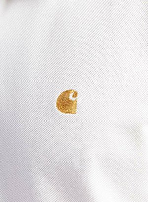 Carhartt WIP CHASE   - Polo - white