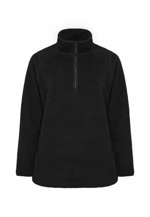 Yours Clothing, PLUS SIZE JACKETS - Fleece jumper - black