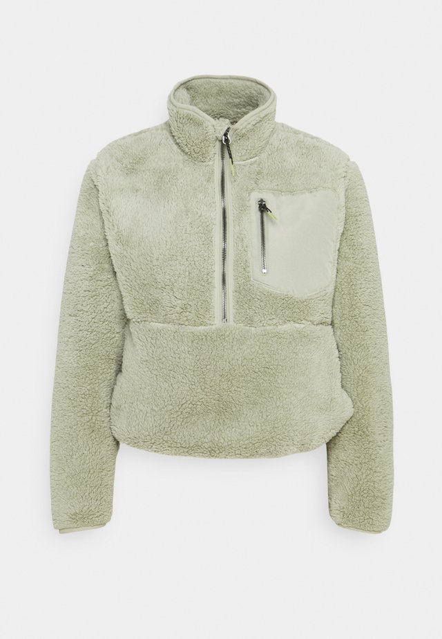 ONLDALINA ZIP TEDDY - Sweatshirts - desert sage