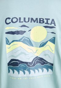 Columbia EXPLORERS CANYON BACK TEE - T-shirts med print - crushed blue