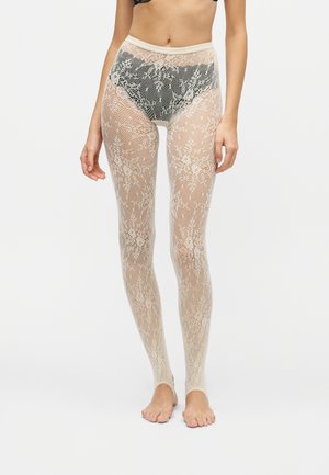 Swedish Stockings, ROSA STIR UP LEGGINGS - Прозрачен клин - ivory