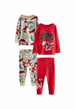 2 PACK  REGULAR FIT - Pyjama - spidey and friends red ecru cream