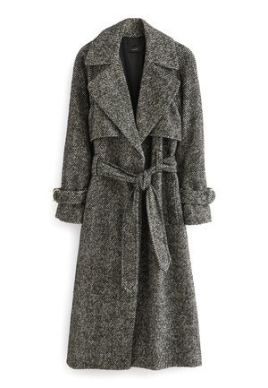 TRENCH STYLE PETITE.  - Klasszikus kabát - textured monochrome herringbone
