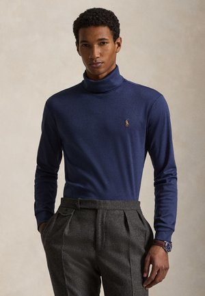 Polo Ralph Lauren, SOFT COTTON TURTLENECK - T-shirt à manches longues - spring navy heather