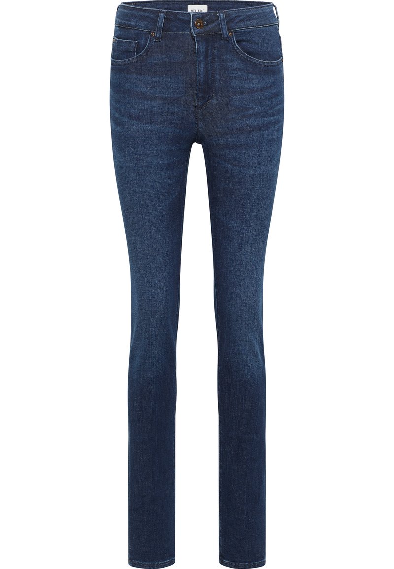 mustang Slim fit jeans donkerblauw