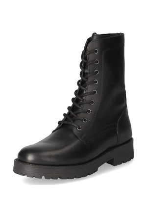 Platform ankle boots - schwarz