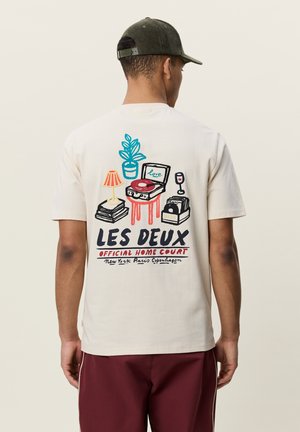 Les Deux, RECORD - Тениска с щампа - ivory