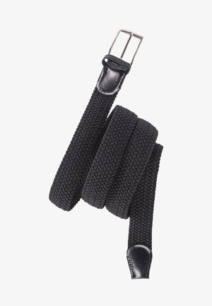 Lindenmann Flechtgürtel - black