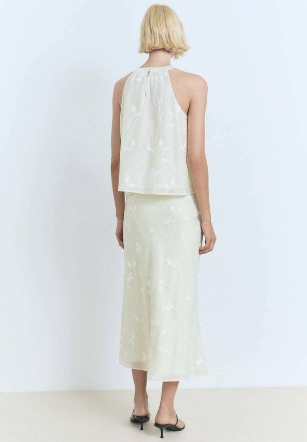 FLOWERS MIDI - A-line skirt3