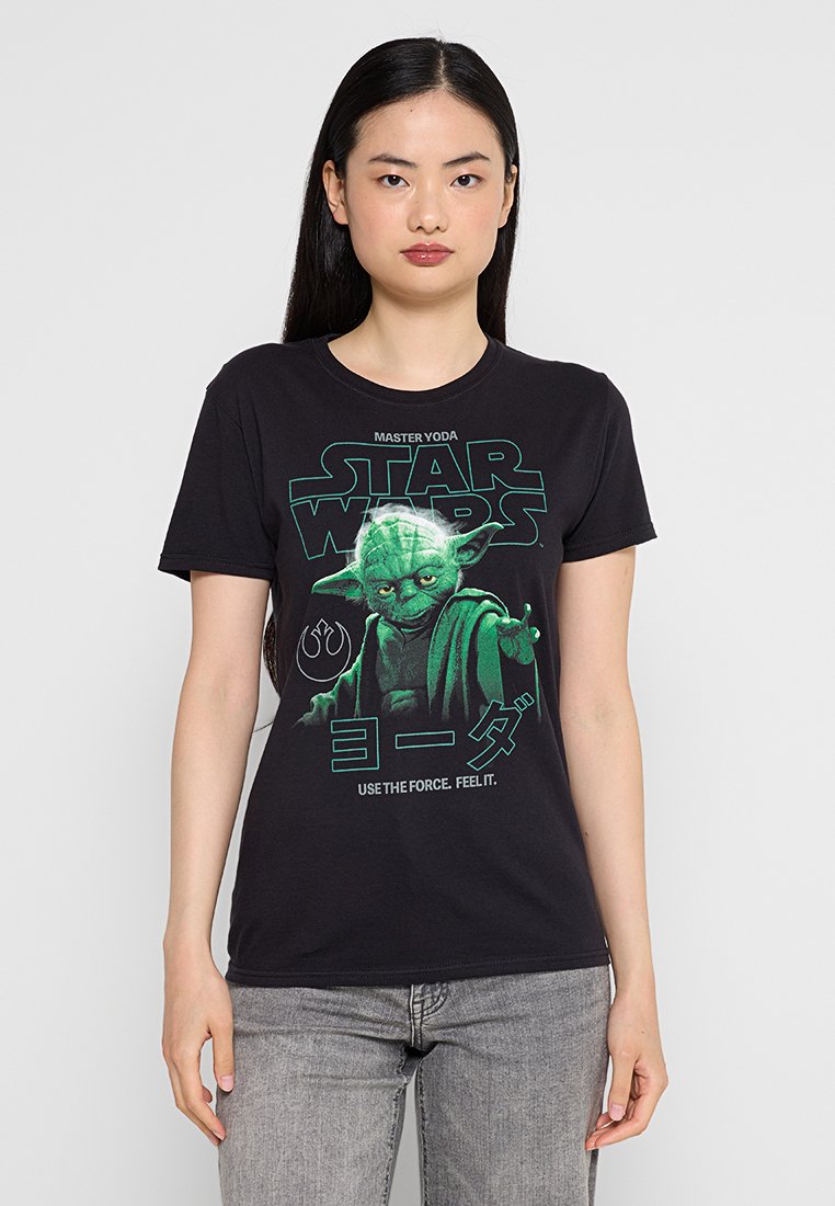 Star Wars T-shirt print zwart