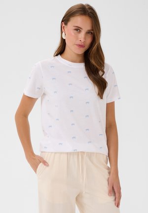 Saint Tropez, EMILYSZ - Tričko s potlačou - bright white/blue bows
