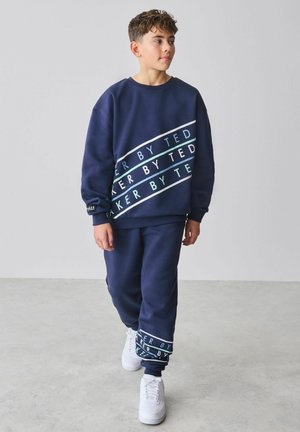 GRAPHIC JOGGERS SET - Chándal - navy