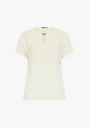 Evans, PLUS SIZE SHORT SLEEVE TOPS - T-shirt basic - ivory