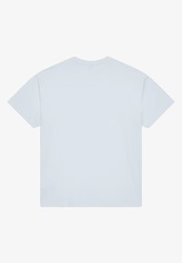 Light blue short-sleeve t-shirt with a classic crew neck. Made of soft fabric, featuring a smooth texture and no visible patterns or accents.