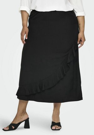 ONLY Carmakoma CARELIVIA - Jupe trapèze - black