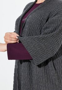 Ulla Popken Cardigan - medium mottled grey
