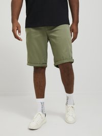 Jack & Jones - JPSTBOWIE JJSHORTS SOLID - Šortai - deep lichen green Miniatiūros vaizdas 1