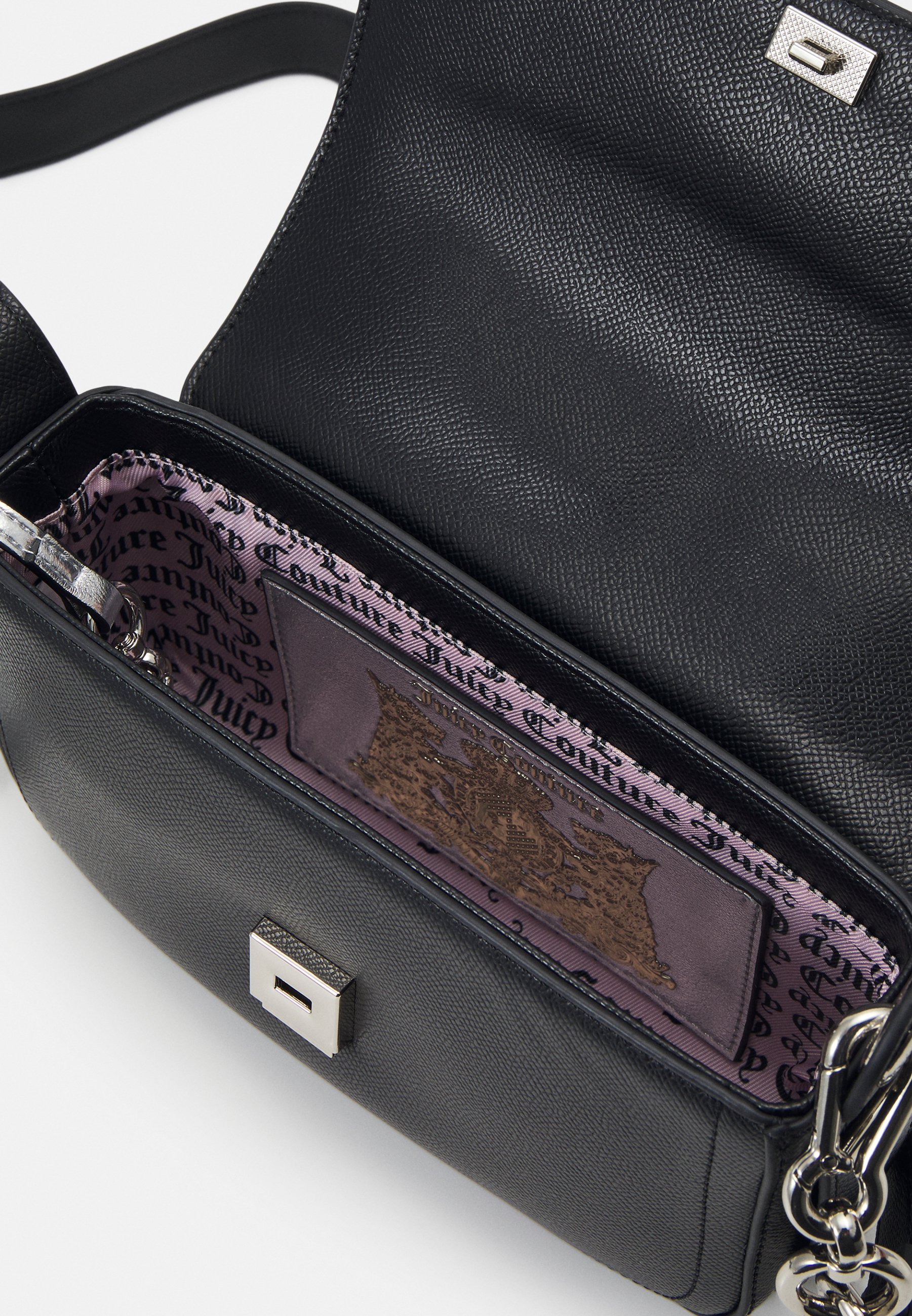 Juicy couture★ Jasmine ショルダー バッグ Juicy Couture JASMINE SQUARED - Cross body bag - black - Zalando