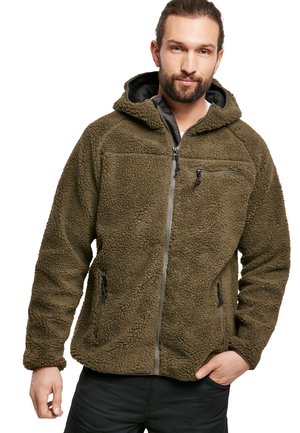 WORKER - Fleecejacke - olive