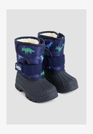 JoJo Maman Bébé, REGULAR FIT - COSY - Chaussures premiers pas - navy dino