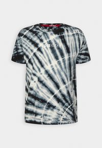 Alpha Industries TIE DYE - Print T-shirt - dark olive/mottled olive