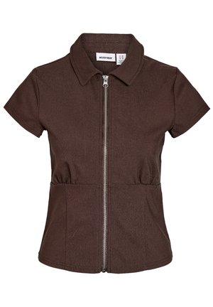 Noisy May, NMWAYNE ZIP - Pluus - chocolate brown