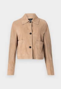 JACKET - Veste en cuir - nougat