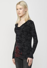 Koroshi Top s dlouhým rukávem - black
