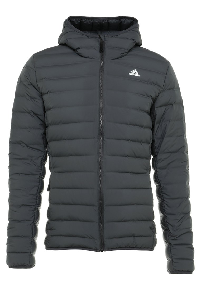 adidas Performance VARILITE SOFT HOODED Daunenjacke ADIDAS PERFORMANCE Jacke 'Varilite Soft' in anthrazit