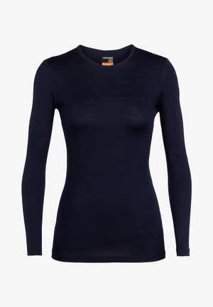 W 100% MERINO 200 OASIS LS CREWE - Long sleeved top - midnight navy