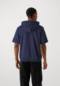 GAP FASHION LOGO HOOD - Majica s kapuljačom i patentnim zatvaračem - tapestry navy