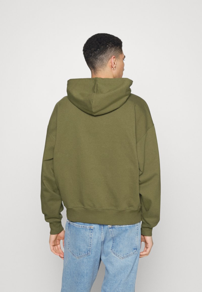 Calvin Klein Jeans WASHED - Mikina s kapucí - burnt olive