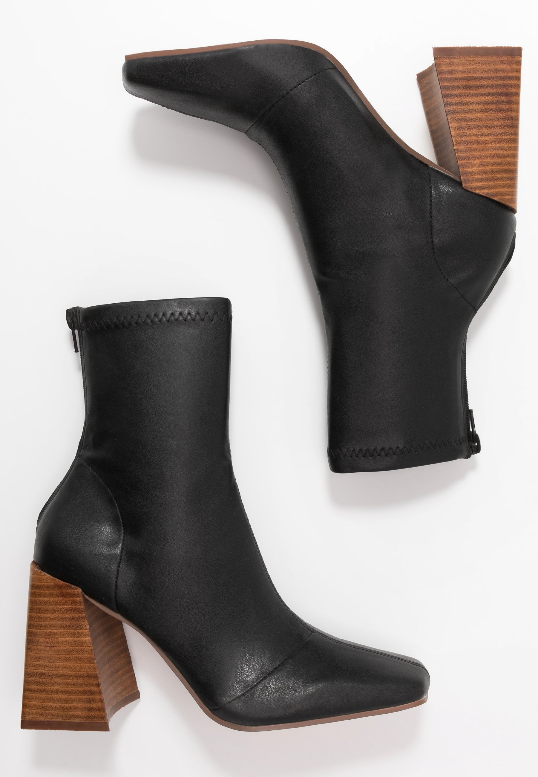 Topshop HAMMOND SOCK BOOT Enkellaarsjes met hoge hak Topshop HAMMOND SOCK BOOT Enkellaarsjes met hoge hak