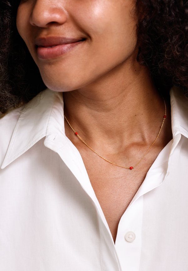 LITTLE BIG LOVE HALSKETTE MIT MEHREREN HERZEN GOLD - Halskette - gold plated