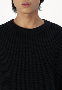 Abercrombie & Fitch DYED ACID  - Strikkegenser - casual black