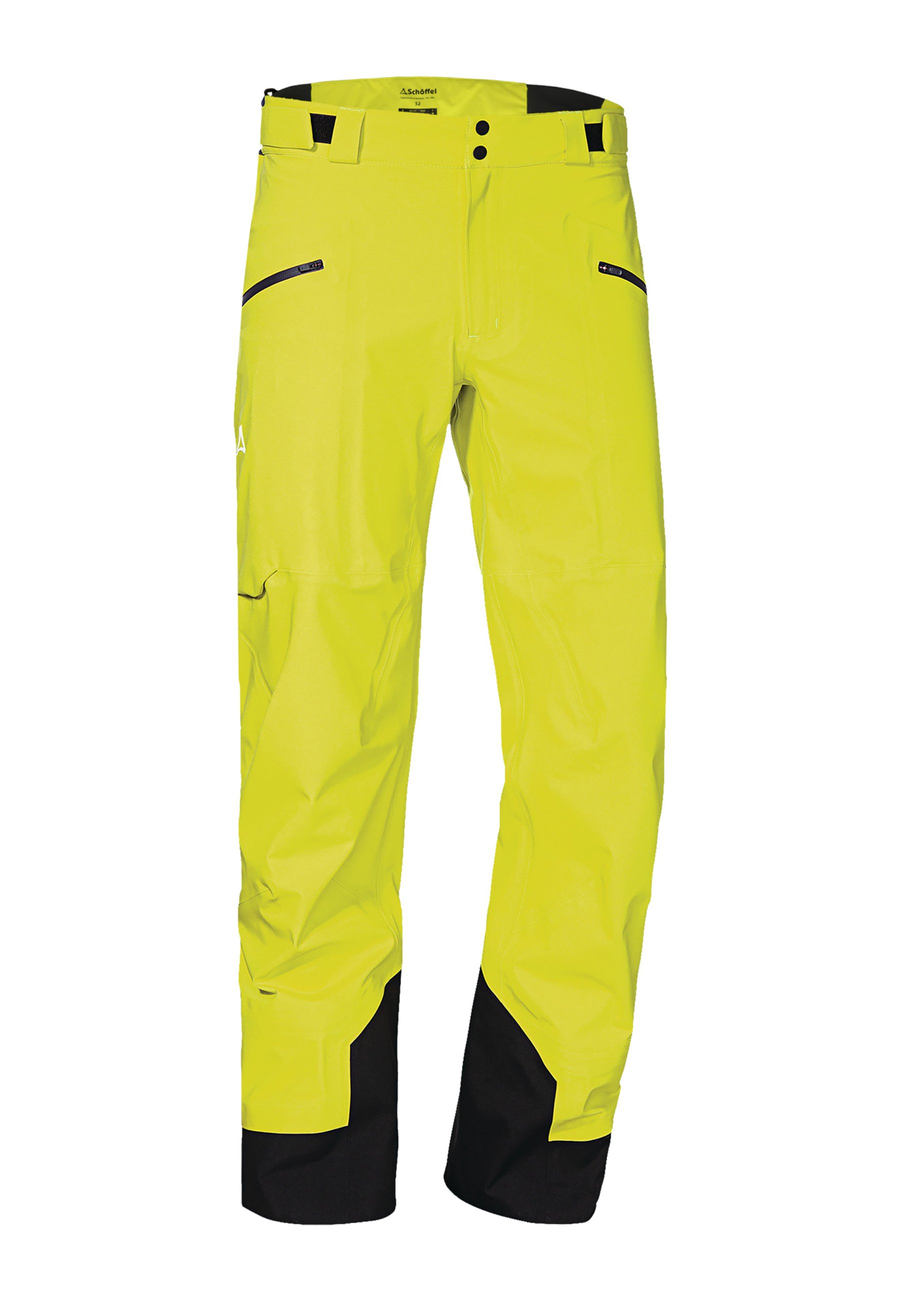 Schöffel PIZAC Pantalons de ski sulphur spring/jaune